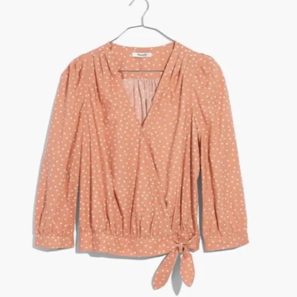New Madewell Wrap Top in Star Scatter Size XL